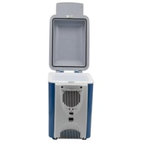 ثلاجة تبريد وتسخين ، 7.5 لتر ، سماوي وابيض