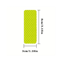 استيكر عاكس للنور قوي متعدد الاستعمال 2 قطعة