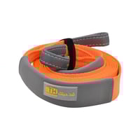 حبل سحب سيارات وشاحنات بلون برتقالي بطول 6 متر بقو...