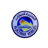 استيكر معرض بارز وكاله الجزيرة للسيارات