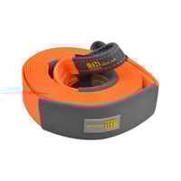 حبل سحب سيارات وشاحنات بلون برتقالي بطول 9 متر بقو...