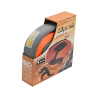 حبل سحب سيارات وشاحنات بلون برتقالي بطول 6 متر بقو...