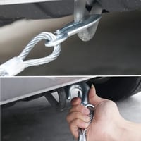 حبل سلك فولاذ لسحب السيارات والمركبات والقوارب بطو...