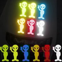 استيكر عاكس للنور قوي متعدد الاستعمال شكل فضائي