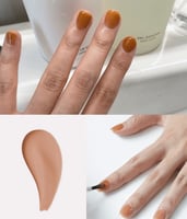 انتروبي طلاء أظافر سهل التقشير لون برتقالي