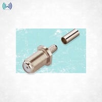 Connector F(female) for RG-174, RG-316, crimp cabl...