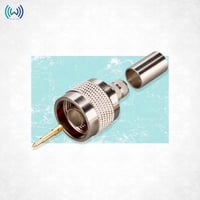 Connector N-111F N(male) to RG-58 cable, crimp