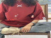 تيشرت أحمر oversize