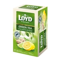 شاي أخضر بالليمون مع ليمون حامض وزنجبيل لويد 20 ظر...