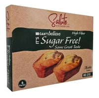 كيك بدون سكر 4 قطع (184 جم) - cake keto sugar free