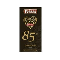 شوكولاتة داكنة 85% زيرو سكر توراس 100 جم - TORRAS...