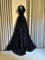 فستان سهره اسود فخم
