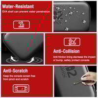 حقيبة/ كيس اسود متوافق مع جميع انواع سويتش 1/2