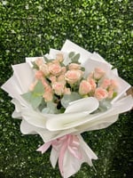 باقة / همسة وردية ورد بيبي جوري