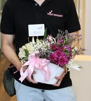 سلة من الورود المميزة