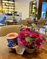 فلورا كيك / كوب كيك مع ورد