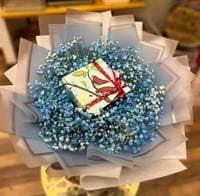 هدوء الأزرق : جبسوفيليا زرقاء وشوكلاتة بلجيكا أنوش