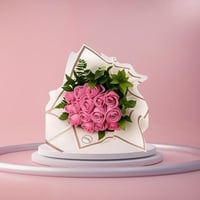 همسات وزخارف – باقة ورد رومانسية وطبيعية