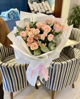 باقة / همسة وردية ورد بيبي جوري