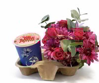 فلورا كيك / كوب كيك مع ورد