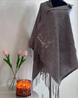 شال نسائي شتوي صوف-متجر قمر المملكة