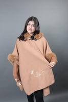 شال شتوي نسائي بالاسم رصاصي