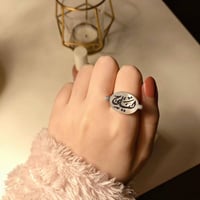 خاتم ملكي نسائي مع فصين متجر سلأ ستور