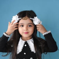 طوق ورد بالاسم للأطفال