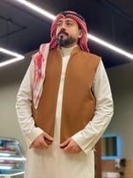 سديري دبل فيس لون جملي وبيج