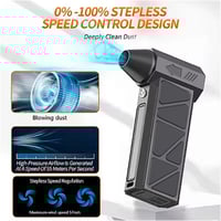 مروحة محمولة باليد صغيرة توربو نفاثة قابلة لإعادة...