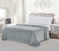 بطانيات صيفية ساده نفر ونص وزن 1.2