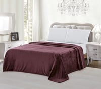 بطانيات صيفية ساده نفر ونص وزن 1.2