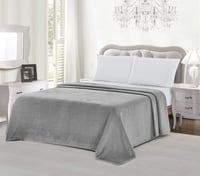 بطانيات صيفية ساده نفر ونص وزن 1.2