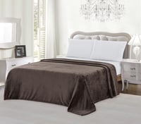 بطانيات صيفية ساده نفر ونص وزن 1.2