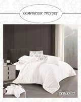 مفرش إيلاف مخمل مقلم شتوي ثقيل نفرين