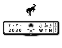 اطار لوحات السيارات شعار فورد برونكو - FORD BRONCO