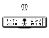 اطار لوحات السيارات شعار فورد دارك هورس - FORD DAR...