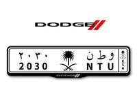 اطار لوحات السيارات شعار دوج - DODGE