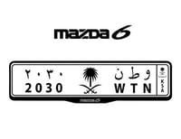 اطار لوحات السيارات شعار مازدا ٦ - MAZDA 6