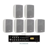 6 سماعات أبيض