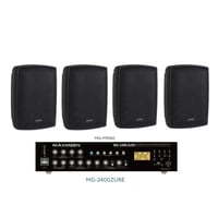 4 سماعات أسود