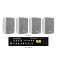 4 سماعات ابيض