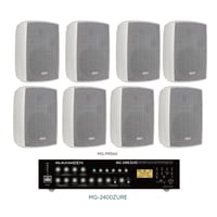 8 سماعات أبيض