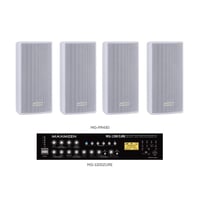 4 سماعات أبيض