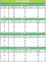 دليل المقاسات