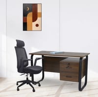 مكتب خشبي عصري بتصميم أنيق 120 سم