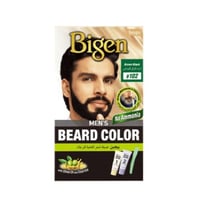 بيجين - صبغة شعر اللحية للرجال - اسود مائل الى الل...