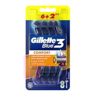 جيليت - شفرات حلاقة رجالية بلو كومفورت - 8 قطع