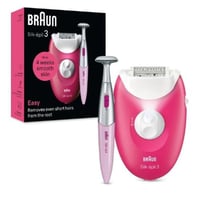 براون - ماكينة ازالة الشعر سيلك ابيل 3 مع الة تحدي...