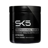 إس كيه فايف - جل لتصفيف الشعر الأسود بثبات قوي ولم...